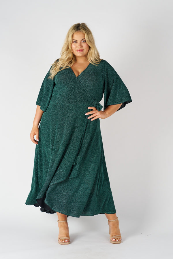 RTM2905-Wrap Sparkle Dress